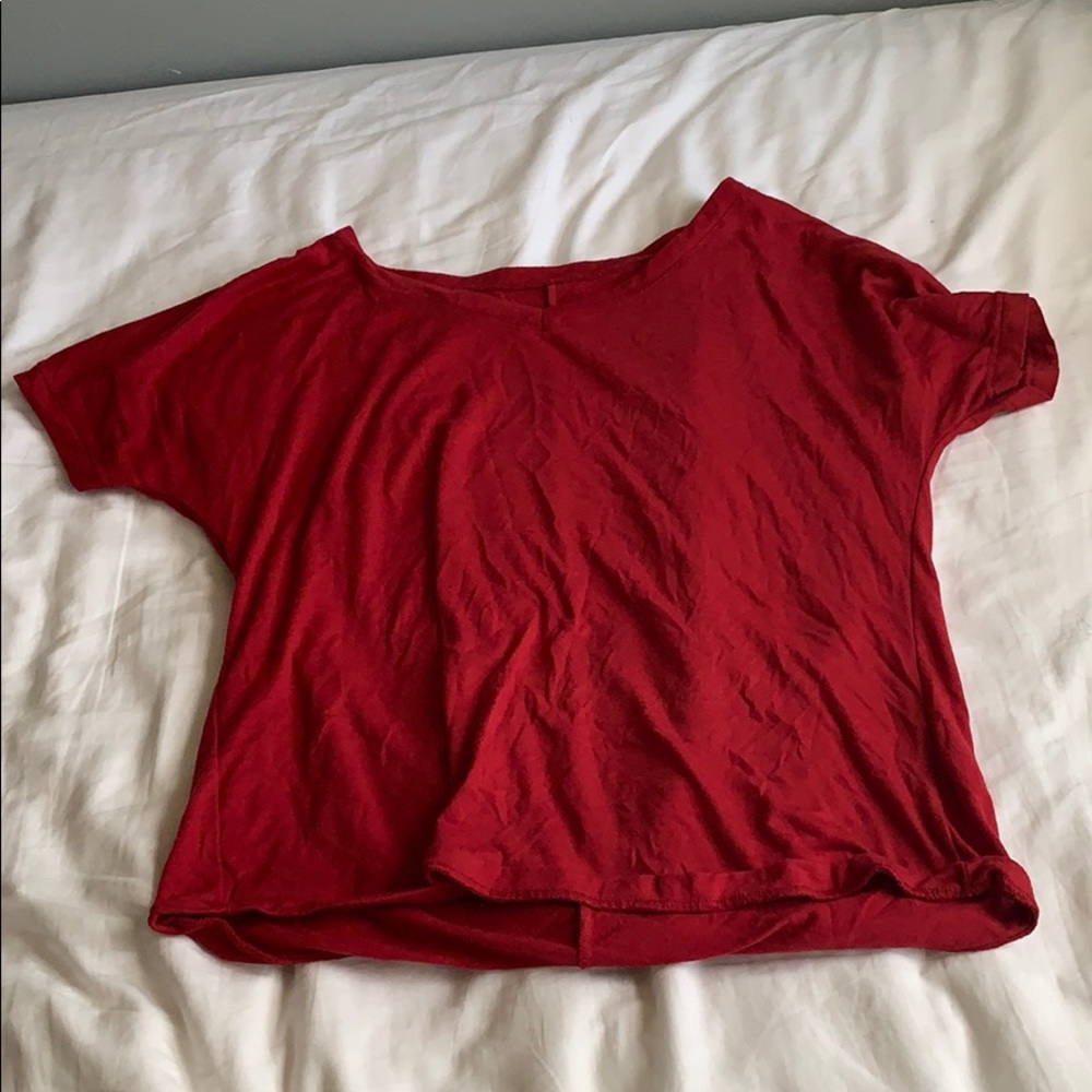 red champion t shirt